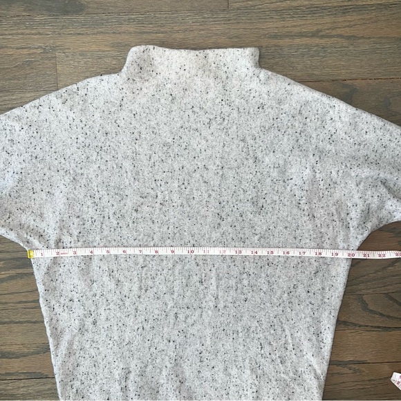Max Studio Sweater Wool Alpaca Grey High Neck Small - Picture 5 of 8